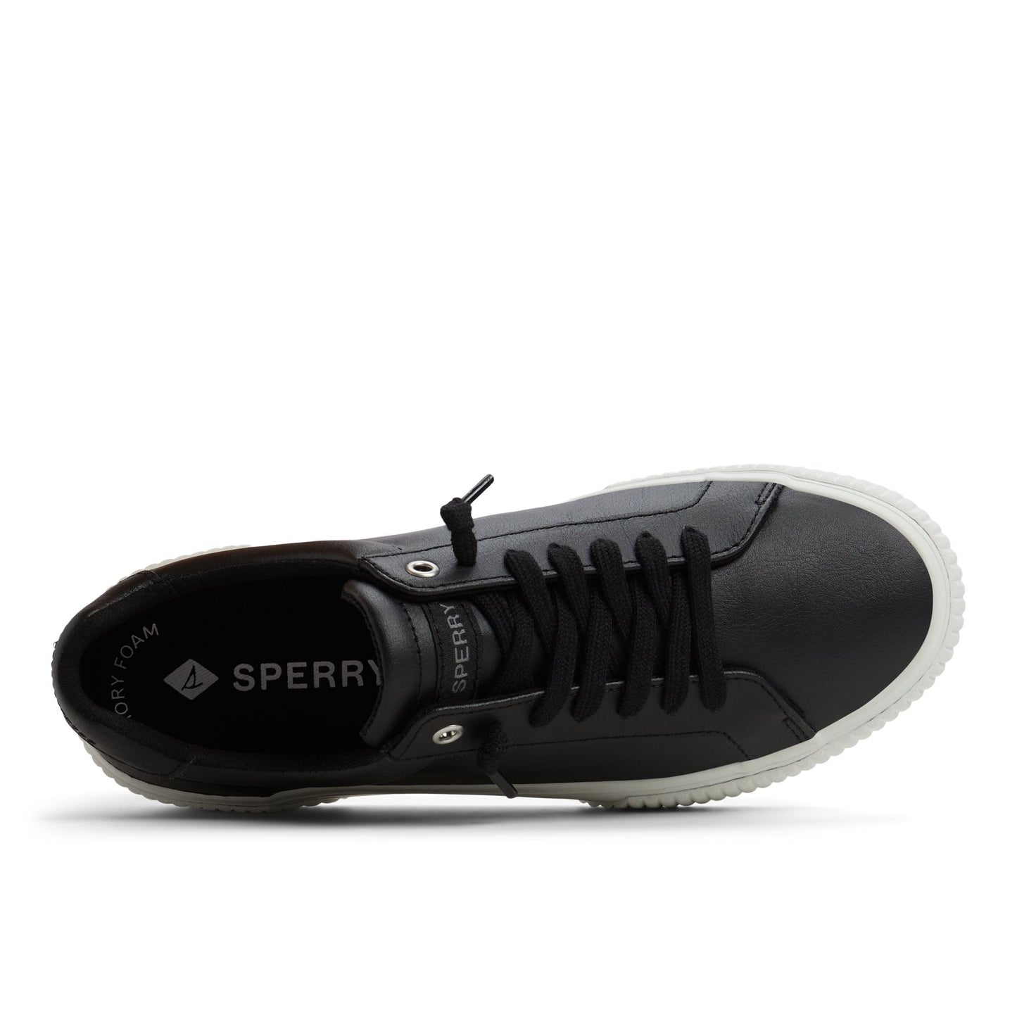 Sperry Bermuda Lace to Toe Platform Sneakers Black
