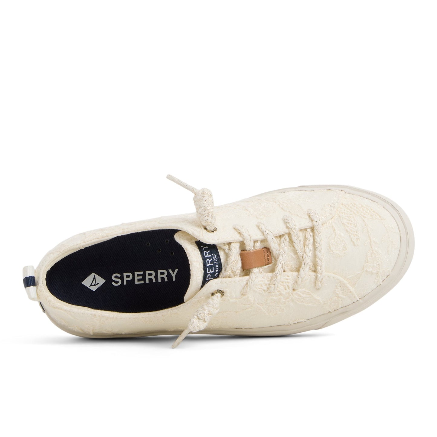 Sperry Cove Lace to Toe Sneaker Cream