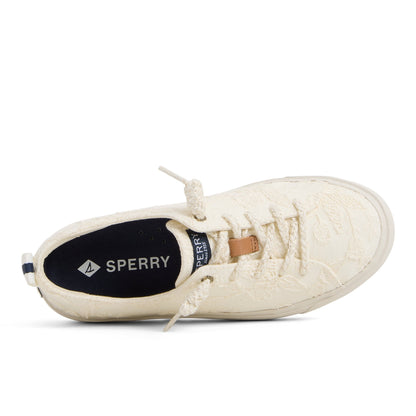 Sperry Cove Lace to Toe Sneaker Cream