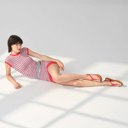 Sperry Isla T-bar Sandals Red