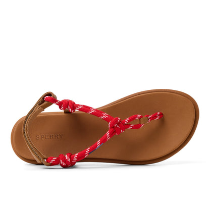 Sperry Isla T-bar Sandals Red
