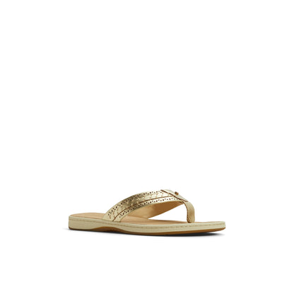 Sperry Seafish 3 Flip Flop Sandal Gold