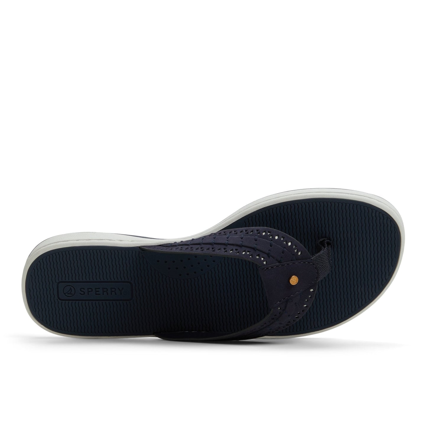 Sperry Seafish 3 Flip Flop Sandal Navy