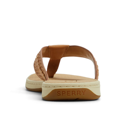 Sperry Seafish 3 Flip Flop Sandal Tan