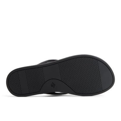 Sperry Isla Thong Sandal Black/black