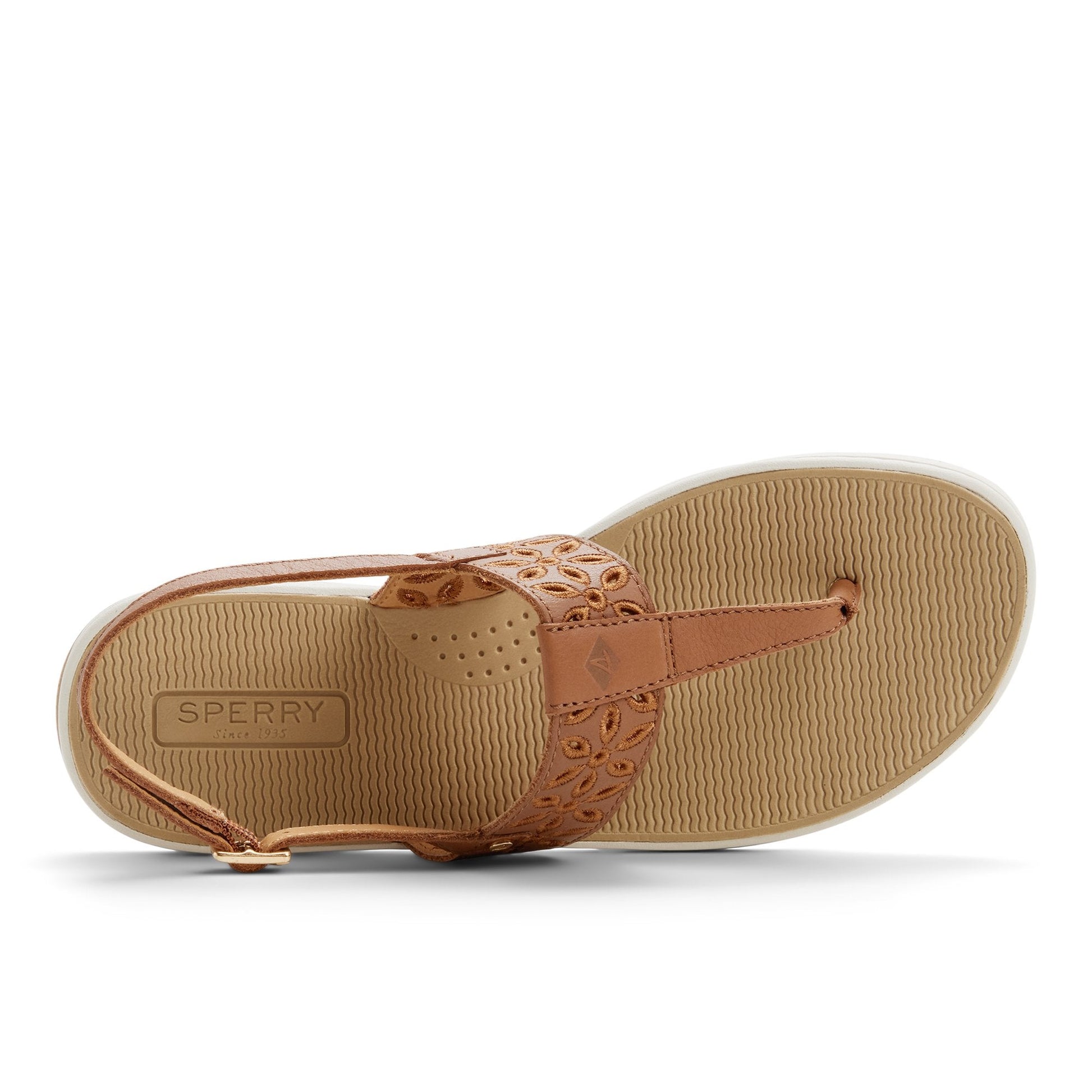 Sperry Sunfish Thong Sandal Tan