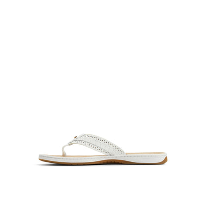 Sperry Seafish 3 Flip Flop Sandal White