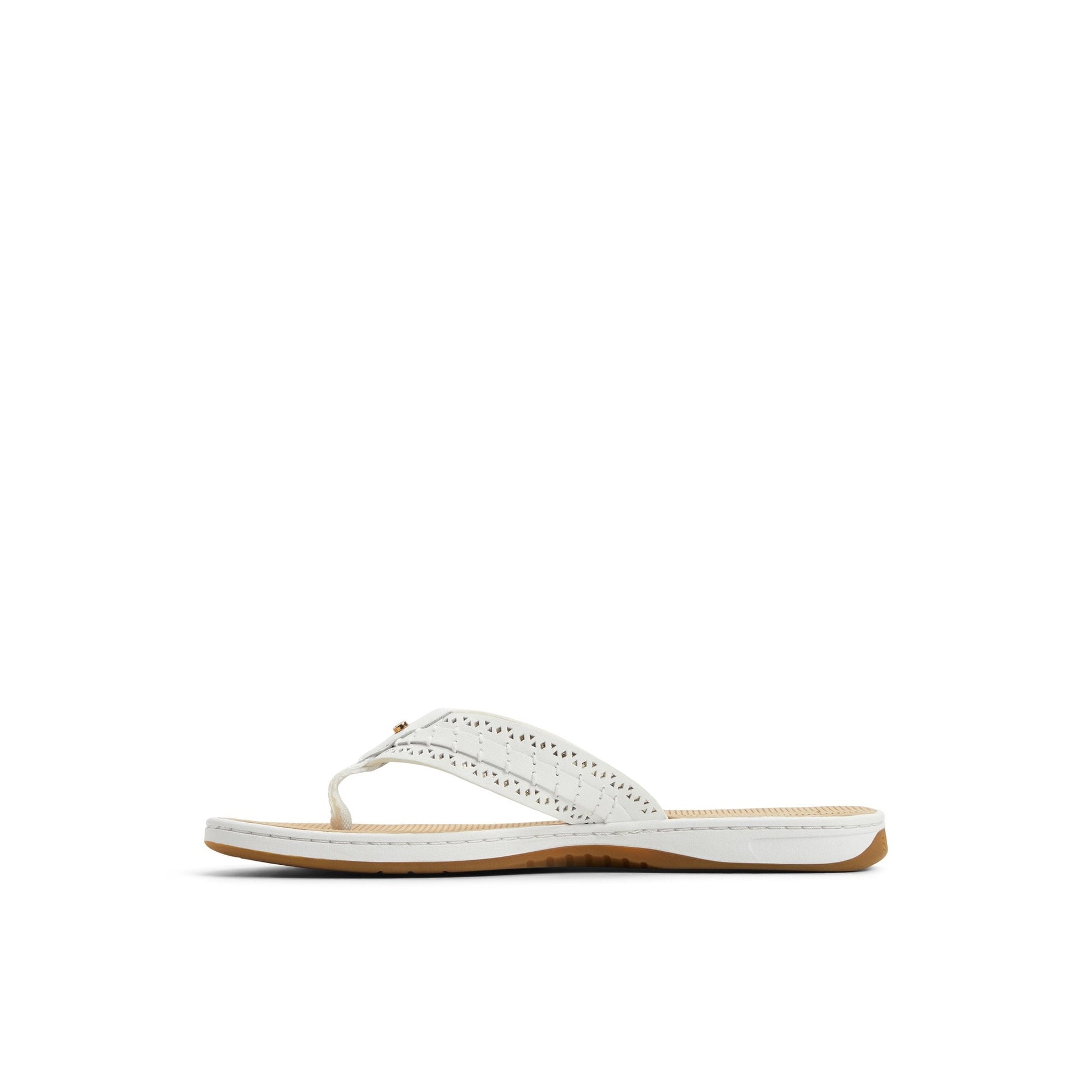 Sperry Seafish 3 Flip Flop Sandal White