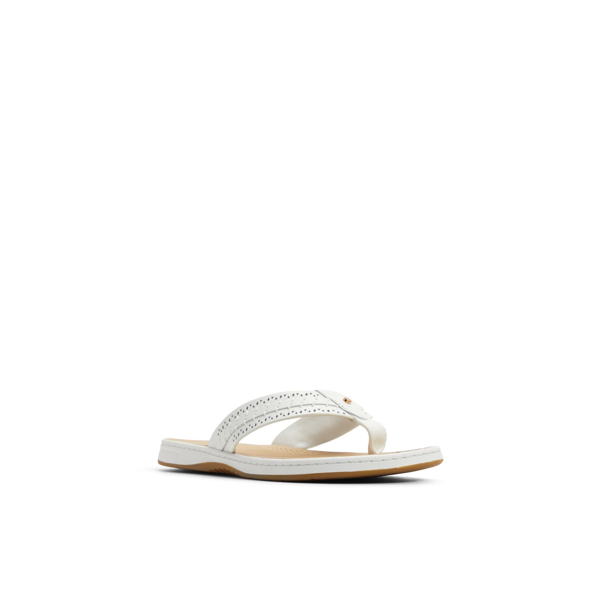 Sperry Seafish 3 Flip Flop Sandal White