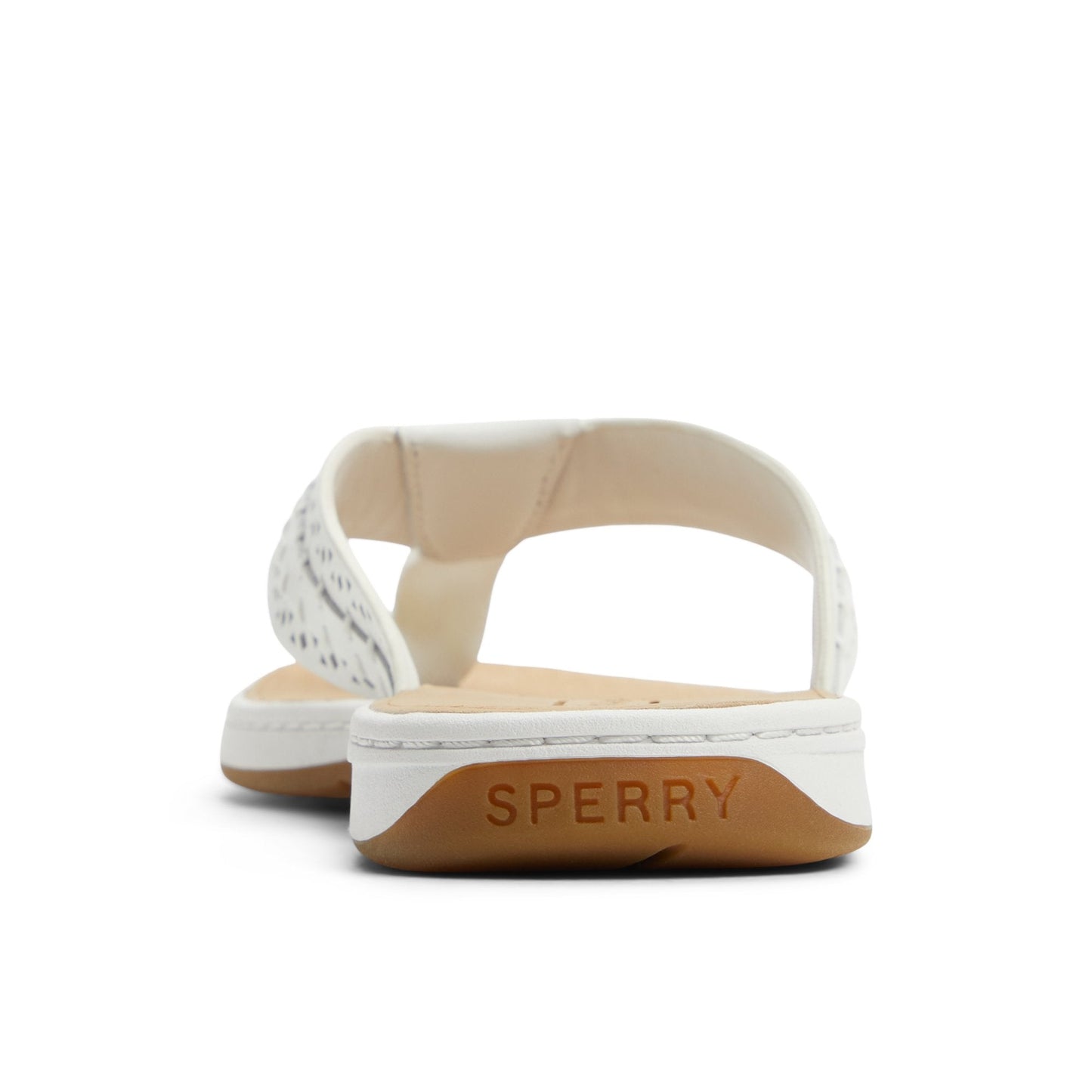 Sperry Seafish 3 Flip Flop Sandal White