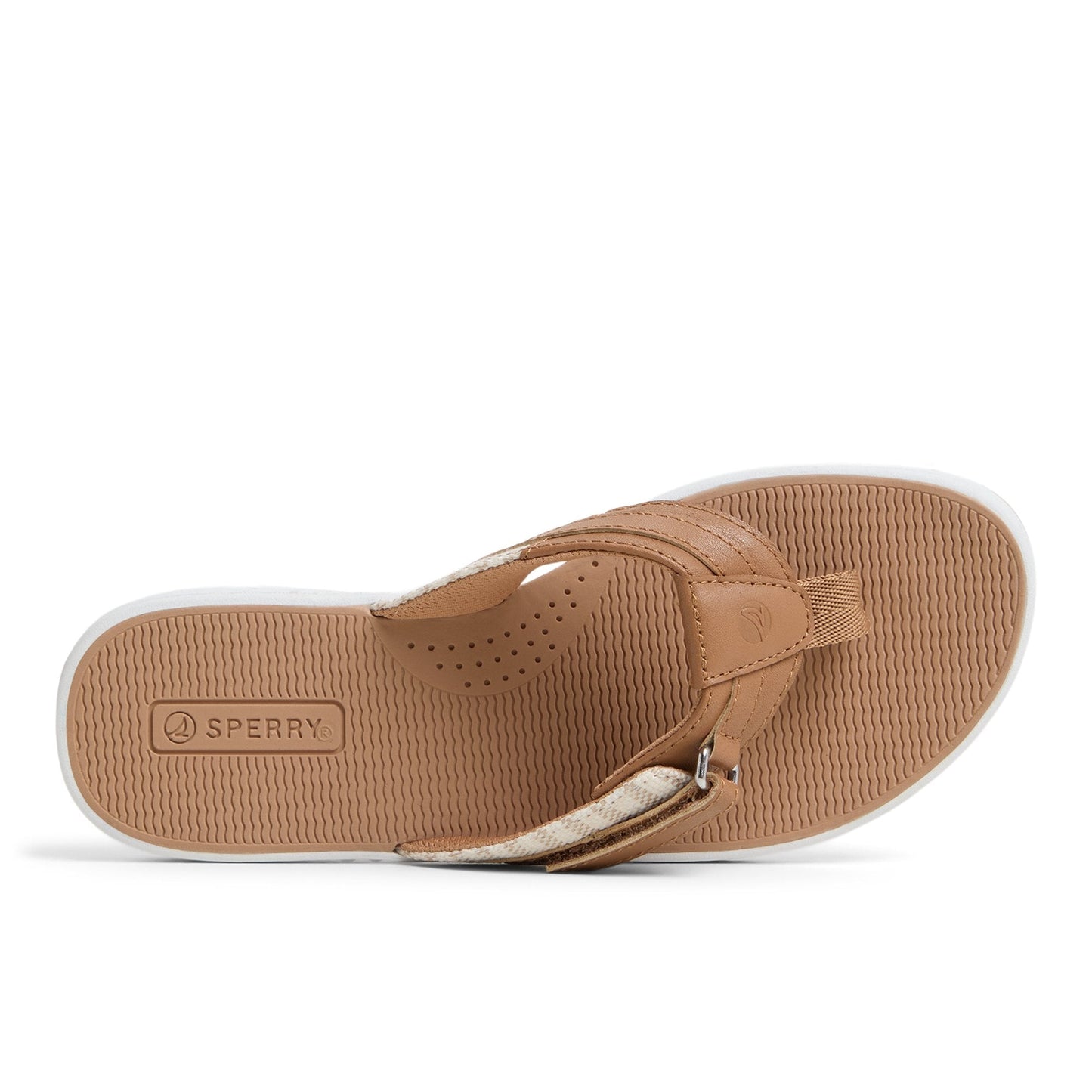 Sperry Seafish 1 Thong Sandal White Combo