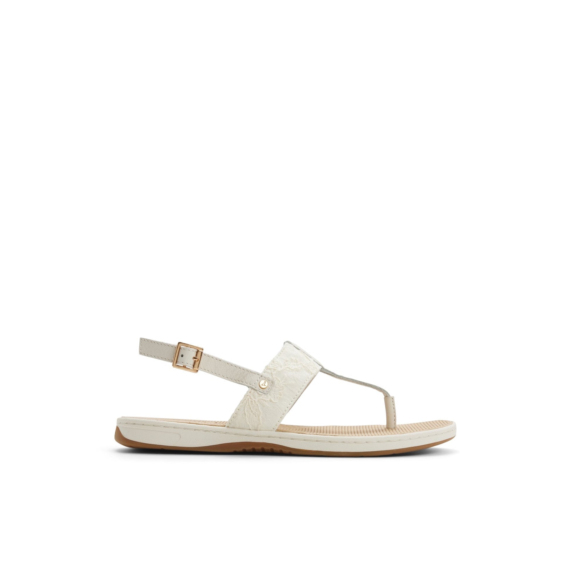 Sperry Sunfish Thong Sandal Cream