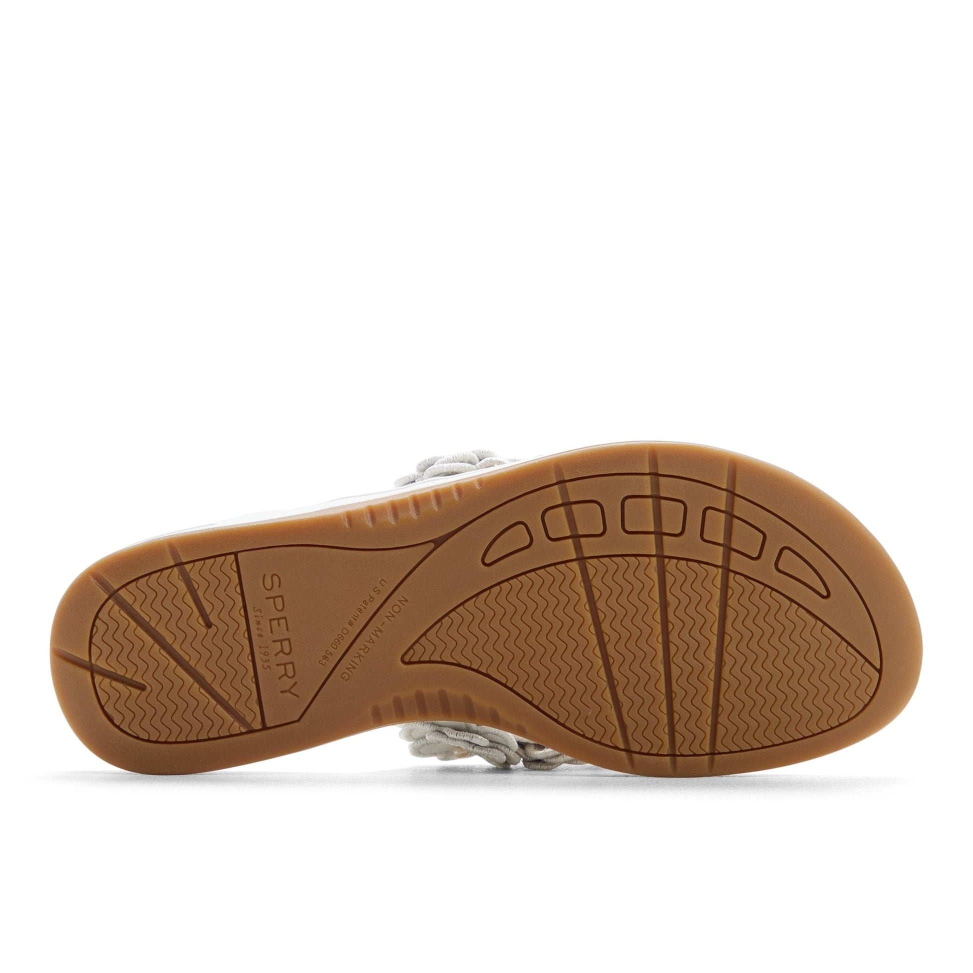 Sperry Seafish Floral Thong Sandal White