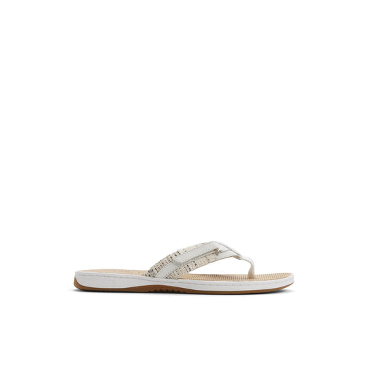 Sperry Seafish 1 Thong Sandal White