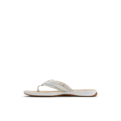 Sperry Seafish 1 Thong Sandal White