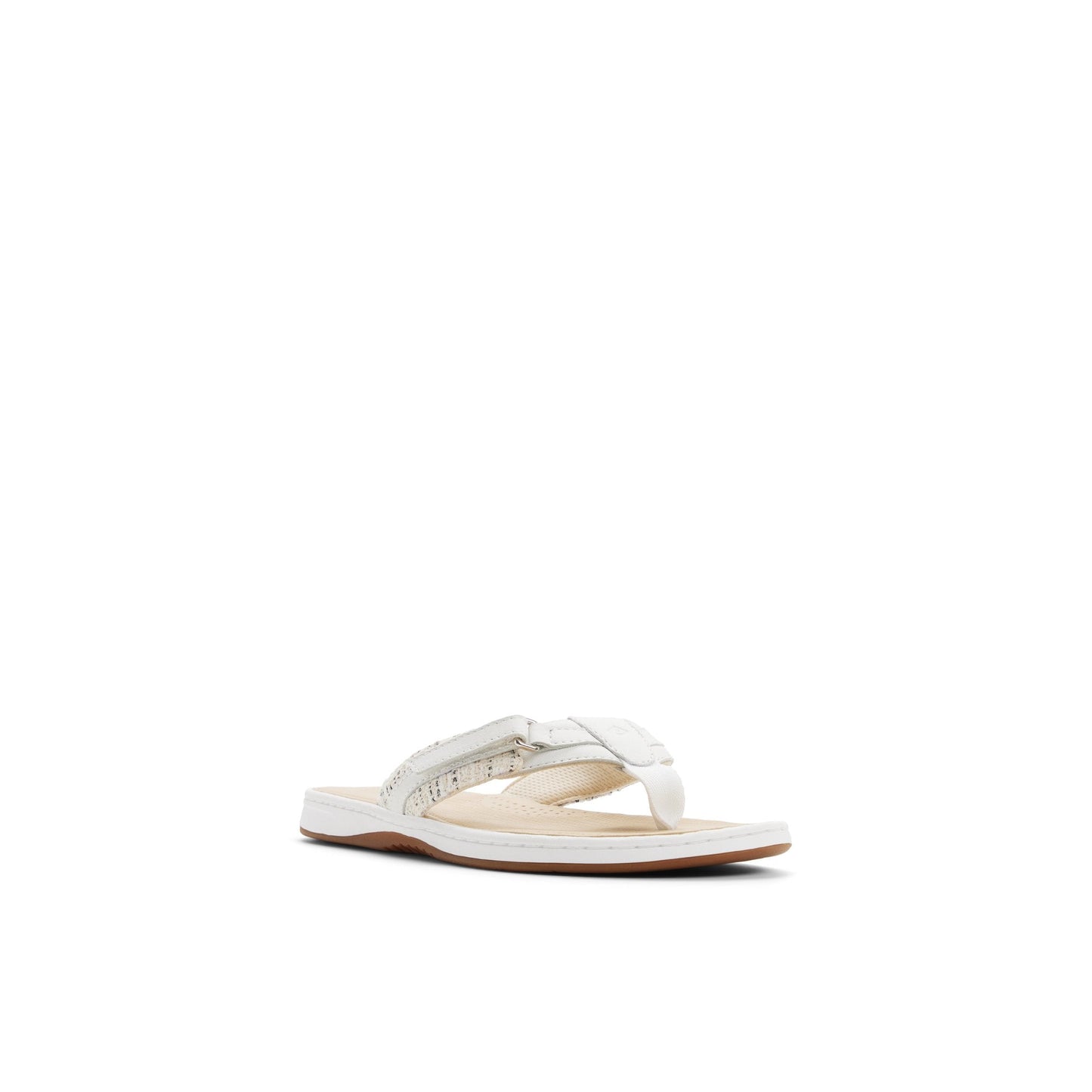 Sperry Seafish 1 Thong Sandal White
