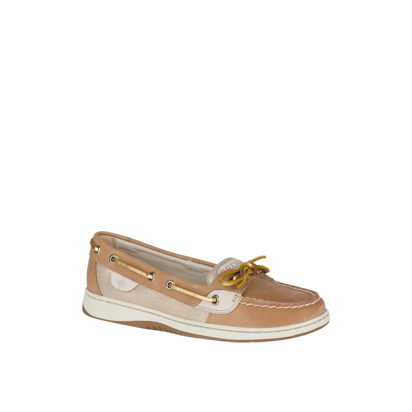 Sperry Angelfish 1 Eye Boat Shoe White