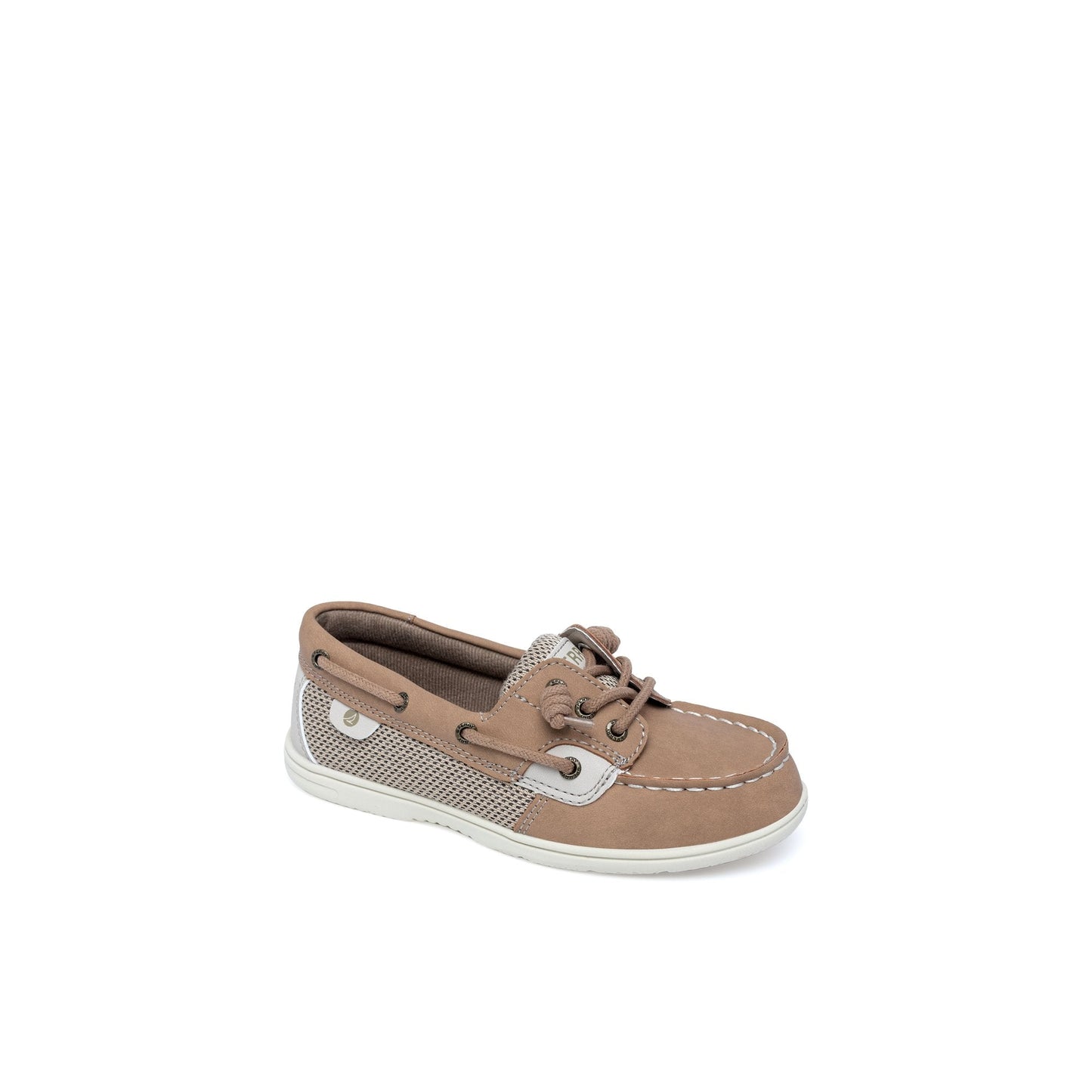 Sperry Shoresider 3‑Eye Junior Boat Shoe Brown