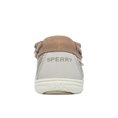 Sperry Shoresider 3‑Eye Junior Boat Shoe Brown