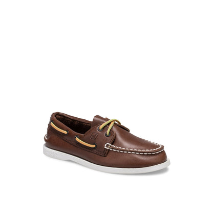 Sperry Authentic Original 2‑Eye Junior Boat Shoe Brown