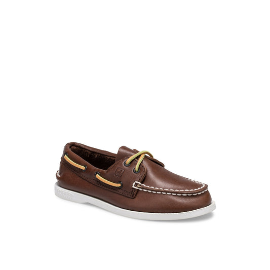 Sperry Authentic Original 2‑Eye Junior Boat Shoe Brown