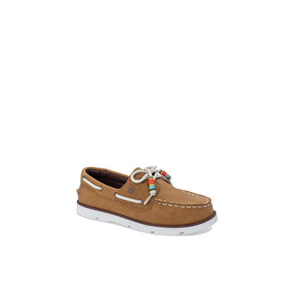 Sperry Leeward II Junior Boat Shoe Light beige