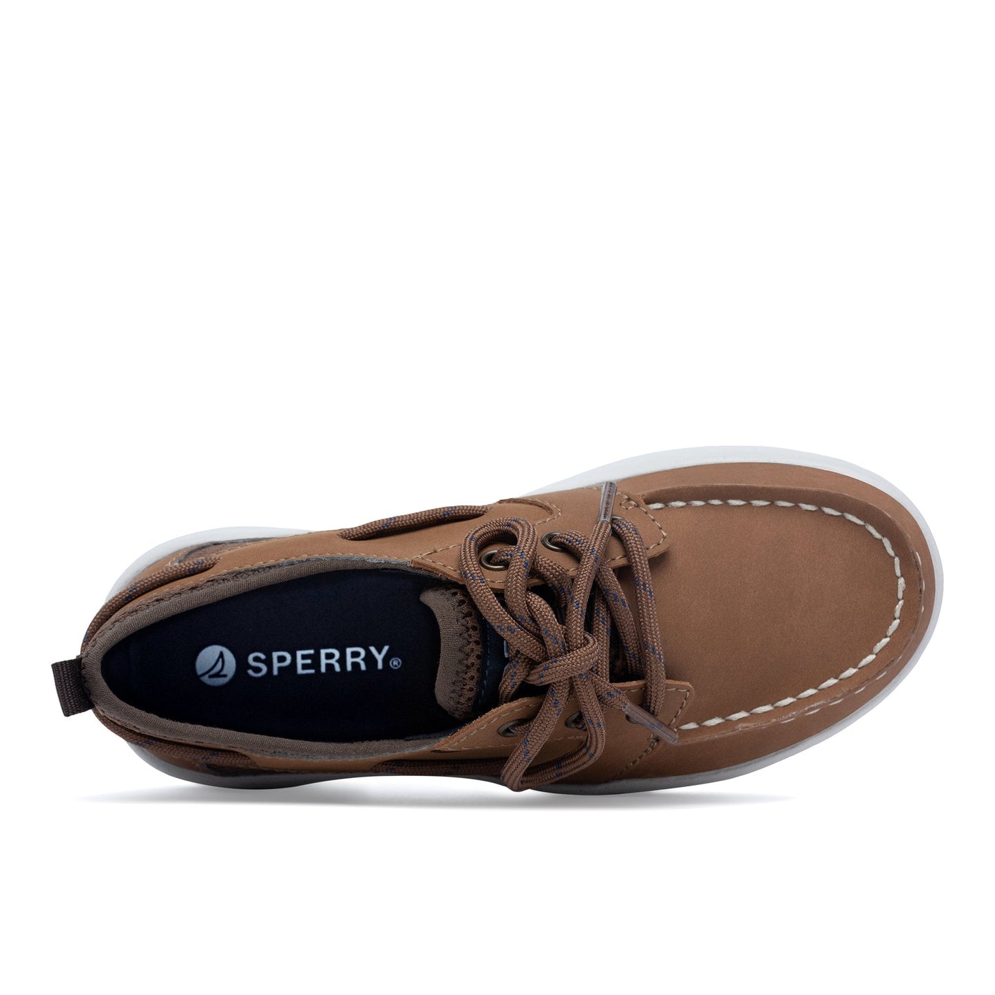 Sperry Bowfin Junior Boat Shoe Medium beige
