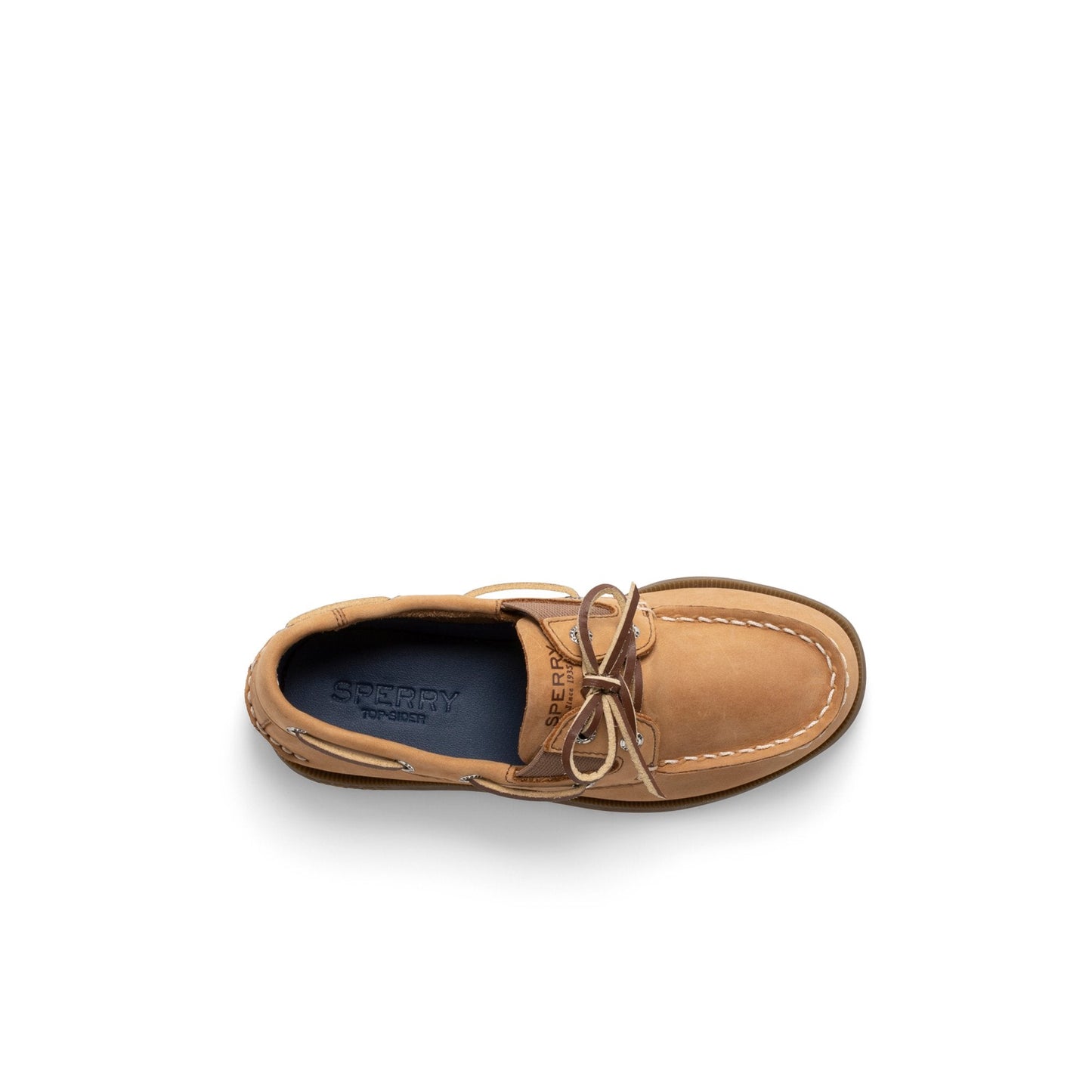 Sperry Authentic Original Junior Slip On Boat Shoe Dark brown