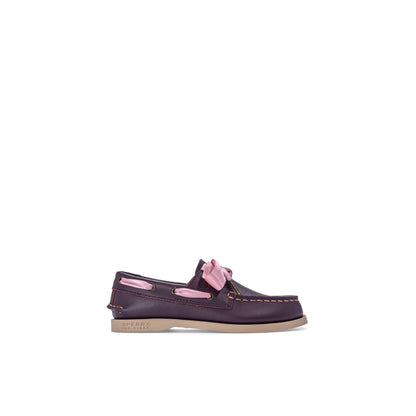 Sperry Authentic Original 2-Eye Junior Boat Shoe Dark purple