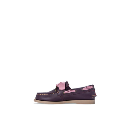 Sperry Authentic Original 2-Eye Junior Boat Shoe Dark purple