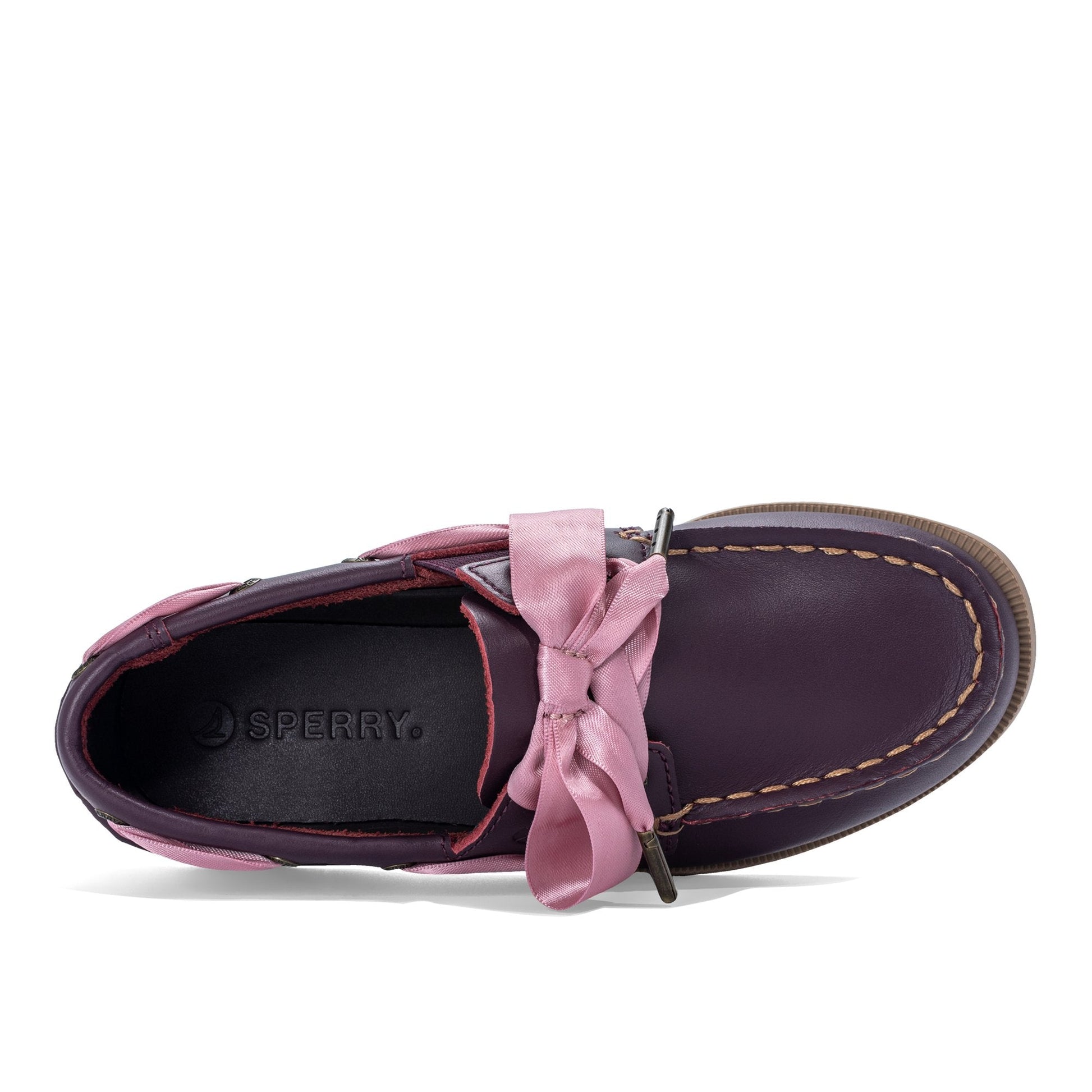 Sperry Authentic Original 2-Eye Junior Boat Shoe Dark purple