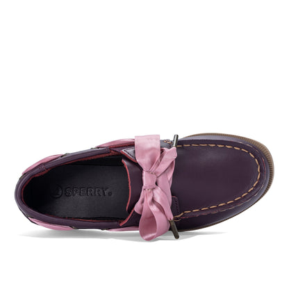 Sperry Authentic Original 2-Eye Junior Boat Shoe Dark purple