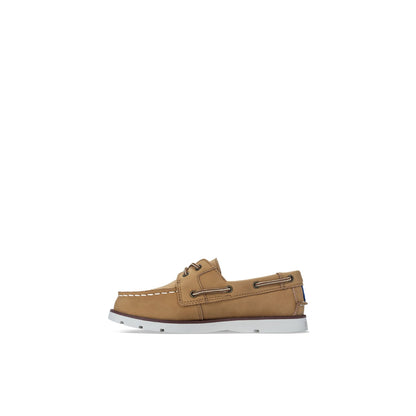 Sperry Leeward II Junior Boat Shoe Light beige