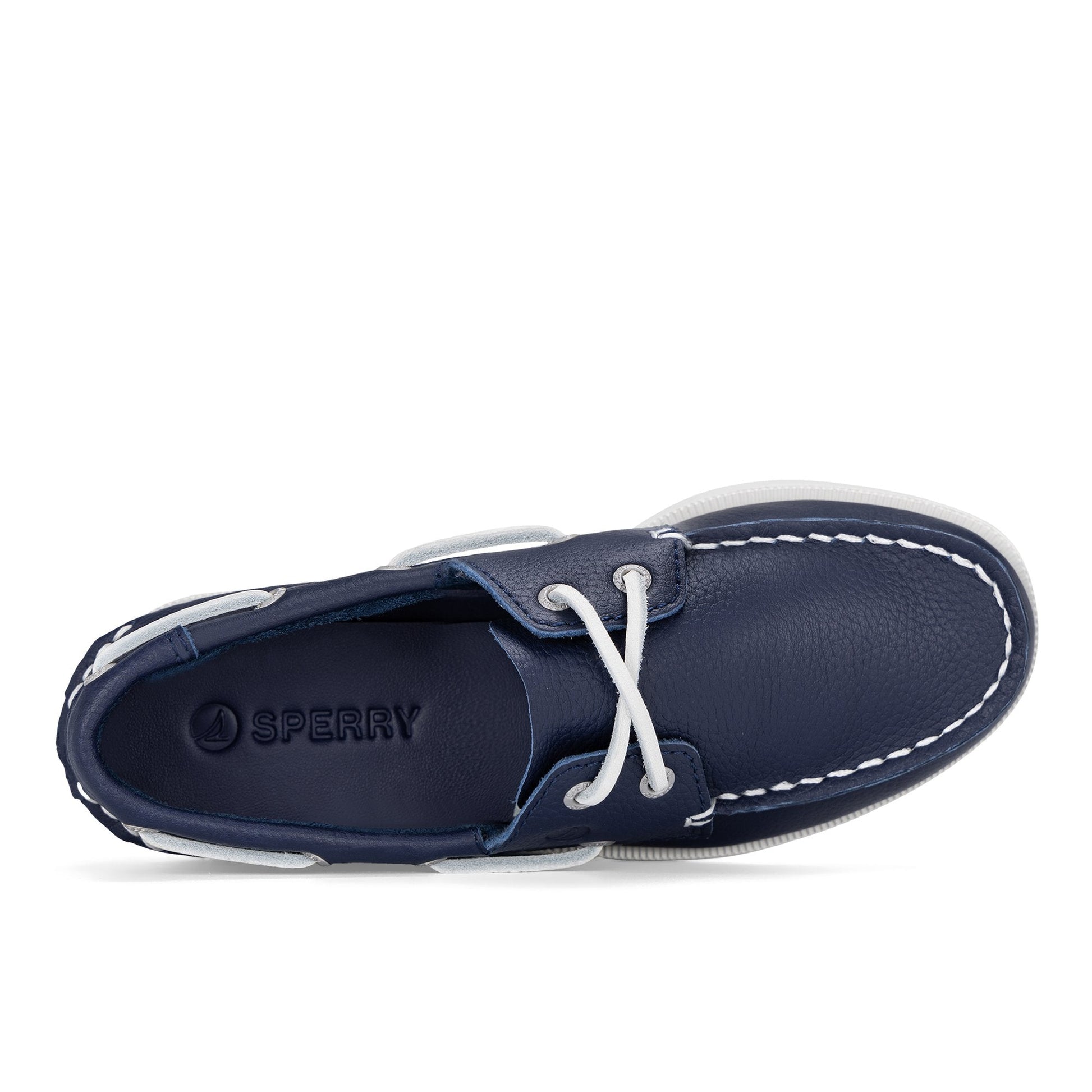 Sperry Authentic Original 2-Eye Junior Boat Shoe Navy