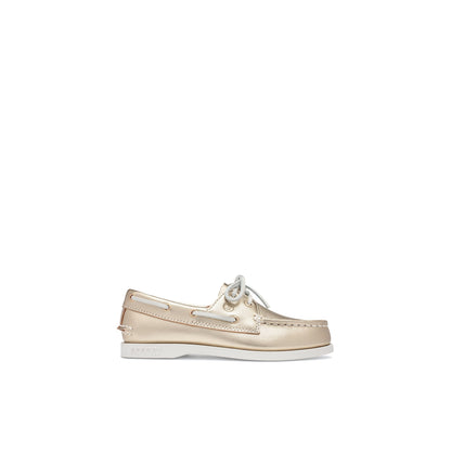 Sperry Authentic Original 2-Eye Junior Boat Shoe Gold