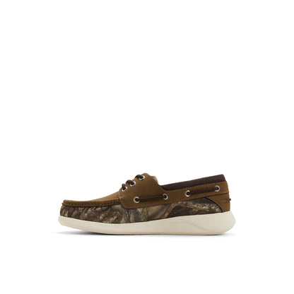 Sperry Harpoon 3-Eye Boat Shoe Green w/print