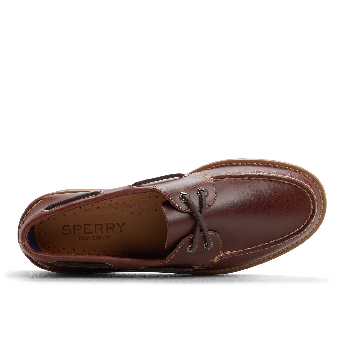 Sperry Authentic Original 2-Eye Lug Boat Shoe Dark red