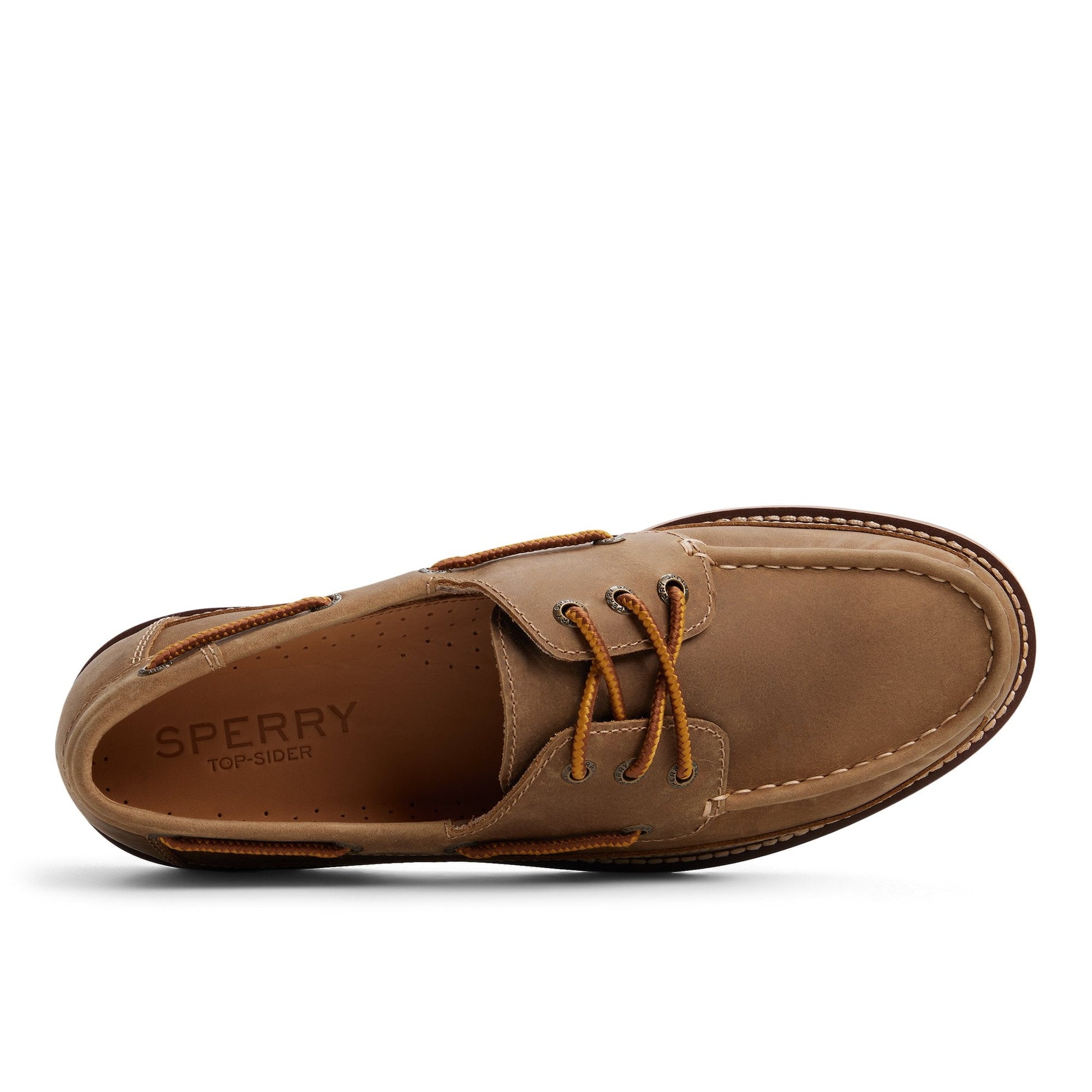 Sperry Mini Lug 3-Eye Boat Shoe Beige