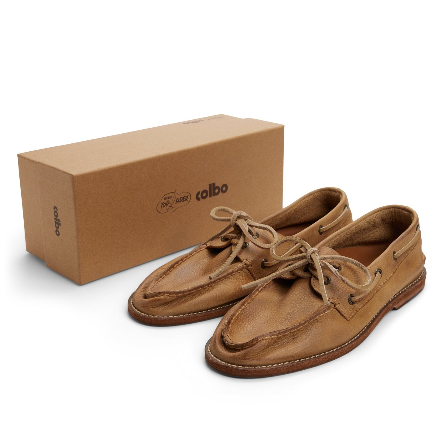 Sperry Sperry x Colbo Authentic Original 2-Eye Boat Shoe Beige
