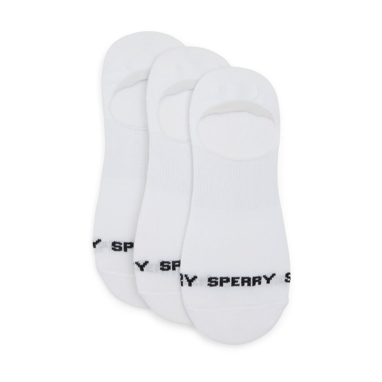 Sperry Mens 3-Pack Arch Socks Open white