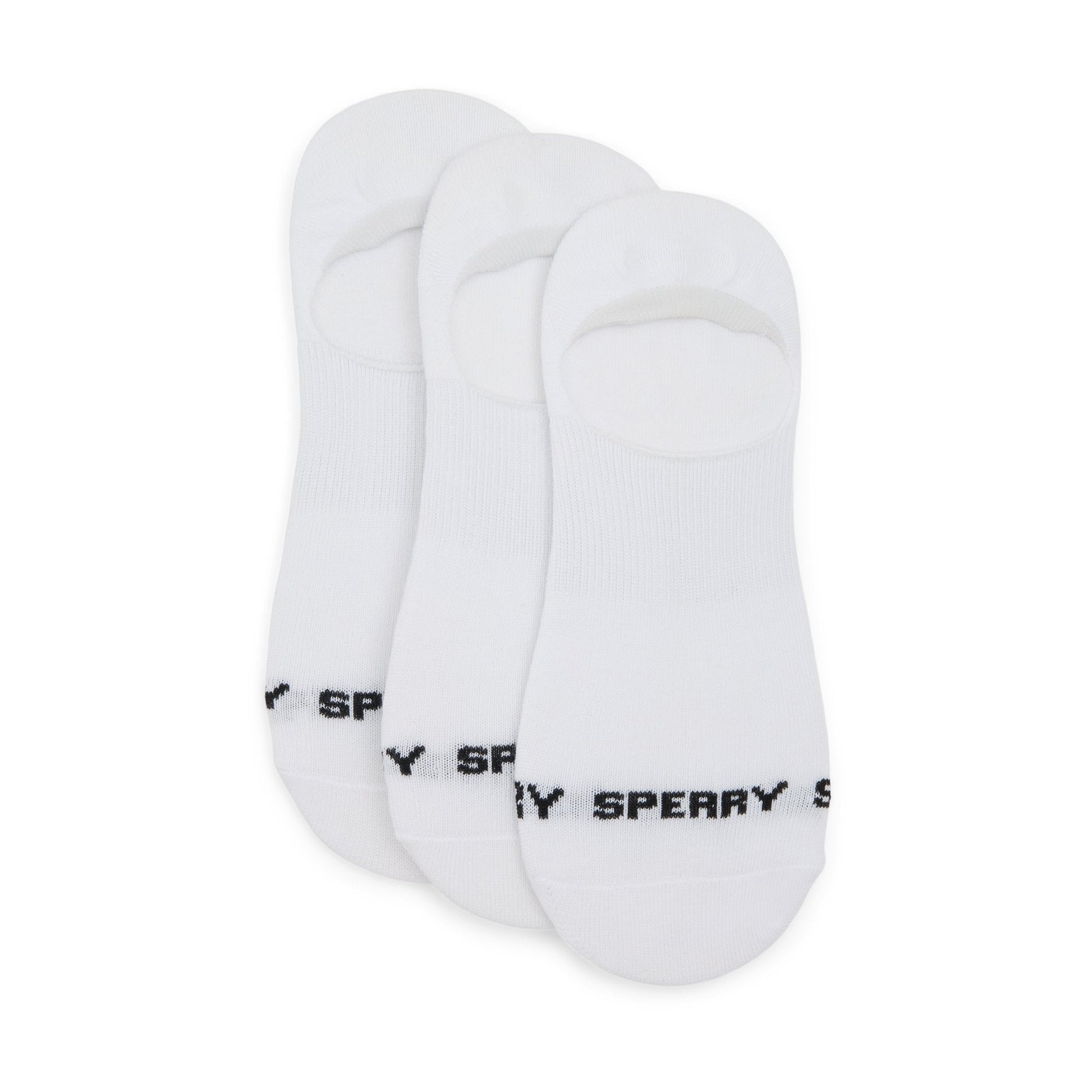 Sperry Mens 3-Pack Arch Socks Open white