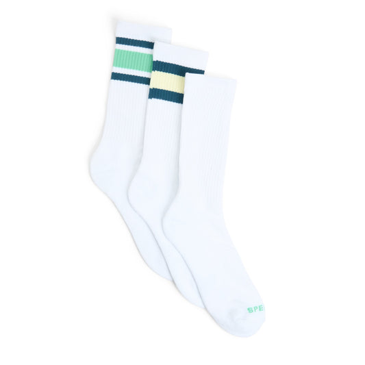 Sperry Mens 3-Pack Crew Socks Blue combo