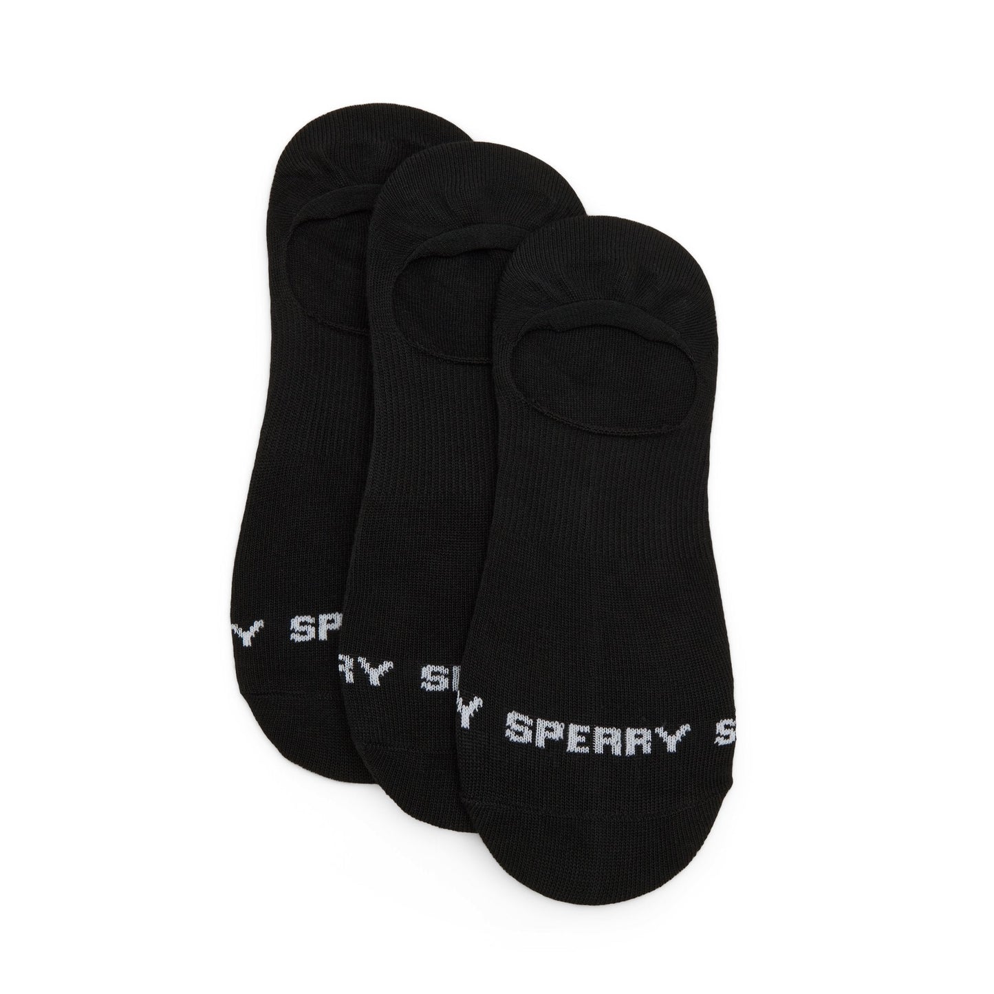 Sperry Mens 3-pack Arch Socks Black