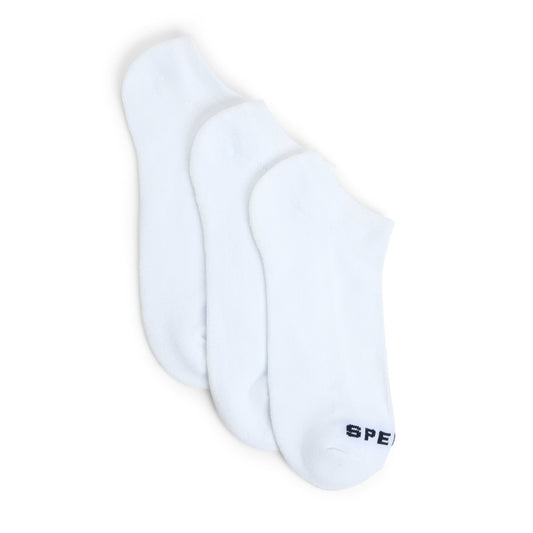 Sperry Mens 3-Pack Ankle Socks White