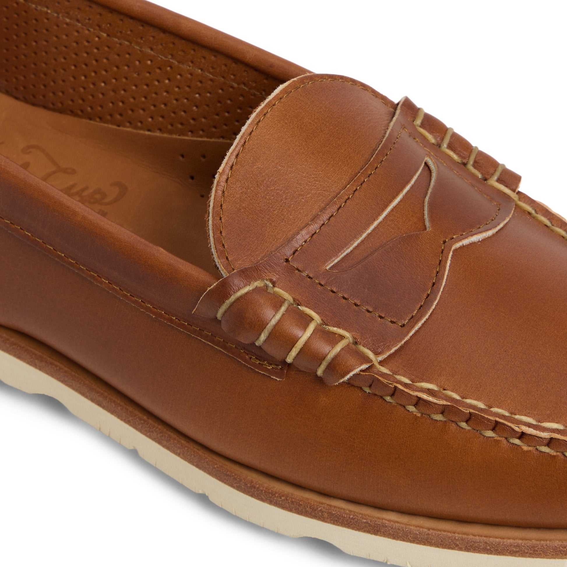 Sperry Made in Maine Vibram Penny Loafer Tan