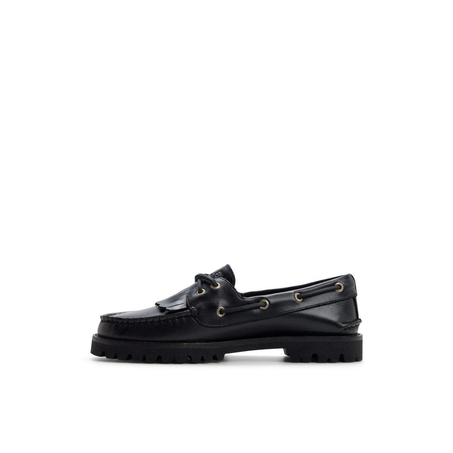 Sperry Authentic Original Kiltie Lug Loafer Black