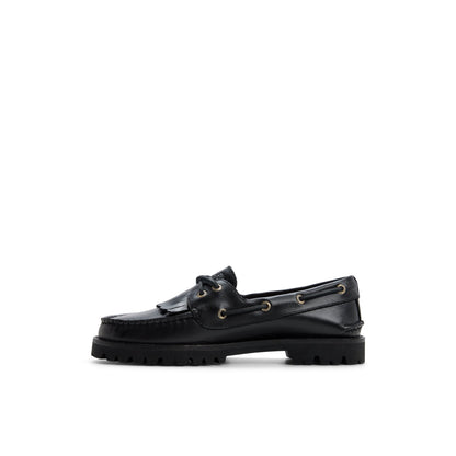 Sperry Authentic Original Kiltie Lug Loafer Black
