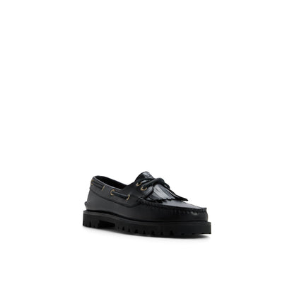 Sperry Authentic Original Kiltie Lug Loafer Black