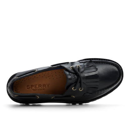 Sperry Authentic Original Kiltie Lug Loafer Black