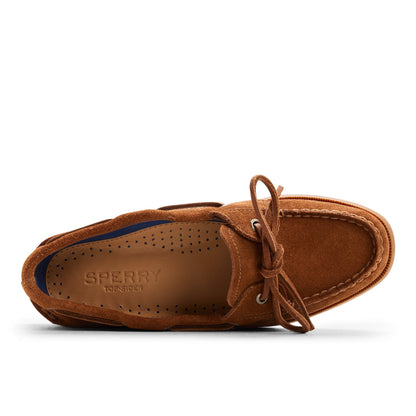 Sperry Authentic Original 1 Eye Boat Shoe Tan suede
